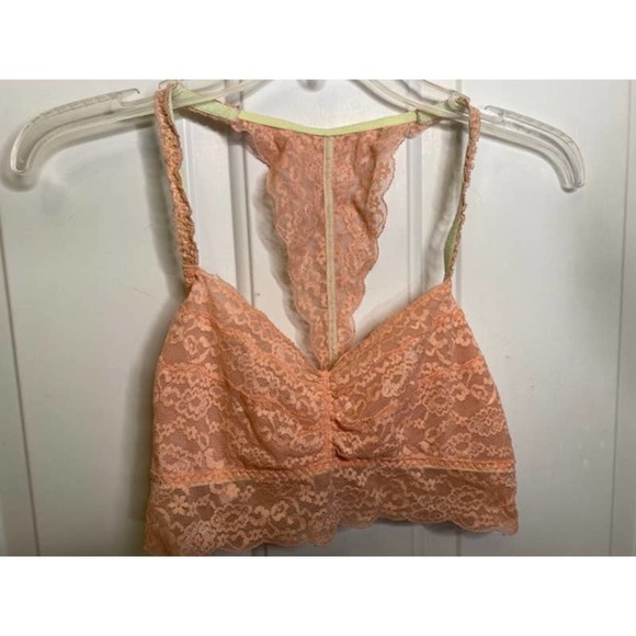 Victoria's Secret Pink Lace Bralette Large Pink - Picture 1 of 3
